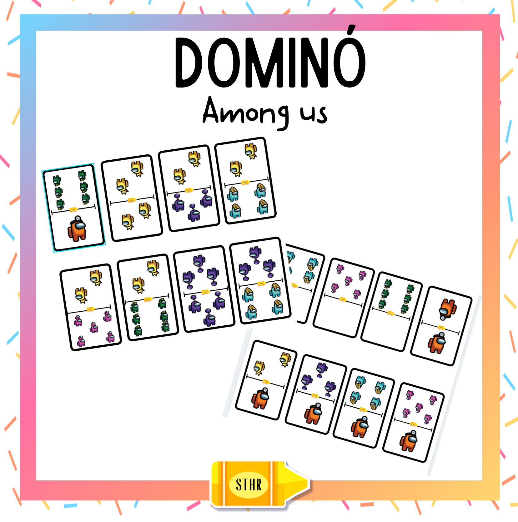 among us domino among us domino