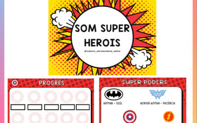 Gamificación Som super herois  – EDITABLE